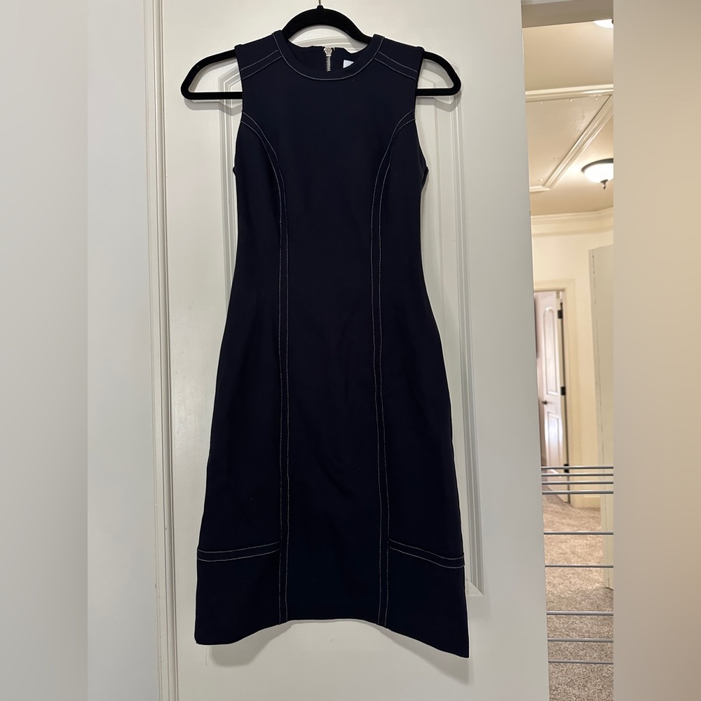 OF/MERCER Navy zip dress